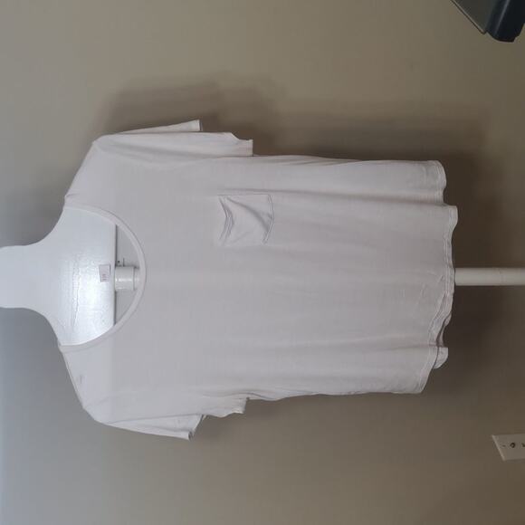 Aeropostale Seriously Soft Perfect Crew Pocket Tee Size XL White - Picture 3 of 6